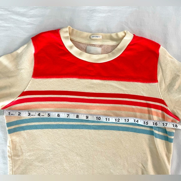 MOTHER | 1/2 and 1/2 Koozie Sweatshirt | Strawberry | Small - Picture 6 of 8